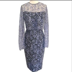 Lela Rose Lace Sheath Dress size 8